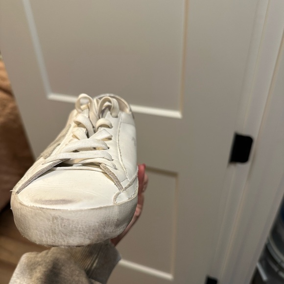 Golden Goose White and Gray Sneakers - Picture 7 of 7